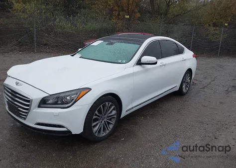 2015 Hyundai Genesis 3.8 from USA, damaged, VIN KMHGN4JE3FU018622